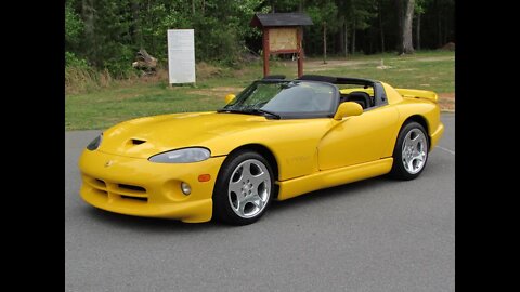 2002 Dodge Viper RT/10 Roadster Start Up, Test Drive, Exhaust, and In Depth Review