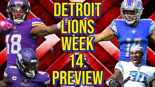 Detroit vs Minnesota Week 14: Preview #detroitlions #nfl #minnesotavikings
