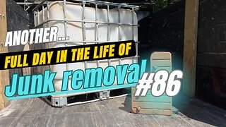 Another FULL Day in the Life of Junk Removal Episode #86! $2000 today in jobs & some helpful tips!