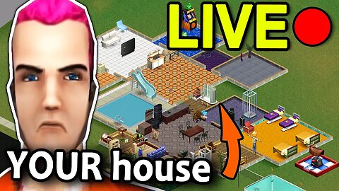 Sims 1 Task Completion Challenge, in YOUR House! LIVE!