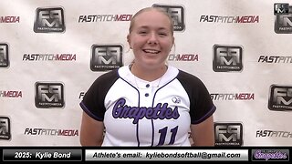 2025 Kylie Bond 3.77 GPA - First Base Softball Recruiting Skills Video - Ca Grapettes 18u Gold