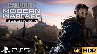 COD: Modern Warfare (2019) | Infected on St. Petrograd | PS5, PS4 | 4K HDR (No Commentary Gameplay)