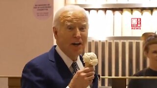 Joe Biden Doesn't Visit The Border Much Because He Was Too Busy Eating Ice Cream