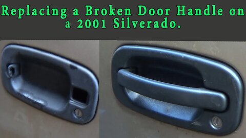 Replacing a Broken Door Handle on a 1999 to 2007 Silverado, Sierra, Yukon, or Tahoe.