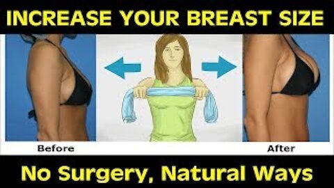Do these Simple Excercise to Increase your breast Naturally