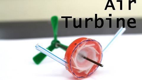 How to make a compressed air turbine