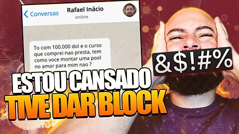 Pela PRIMEIRA VEZ me RECUSEI a AJUDAR e dei BLOCK