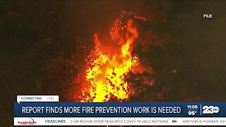 Report Finds More Fire Prevention Work is Needed