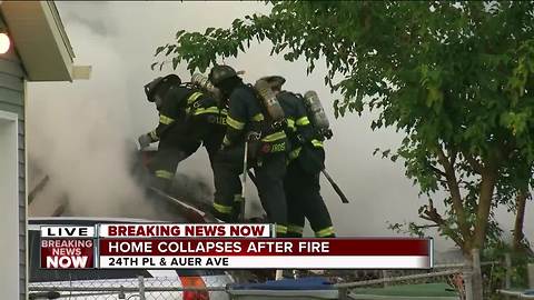 BREAKING: Fire officials give update on house fire on Milwaukee's north side