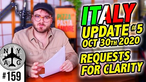 Another Week of Confusion - What's Happening In Italy - October 30th 2020
