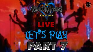 Kingdom Hearts 1.5 Final Mix - LIVE Let's Play/Walkthrough Part 7 - Hollow Bastion
