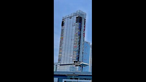 GRAFFITI TOWER OF BABYLON IN DOWNTOWN LOS ANGELES ACROSS NEXT TO THE "RITZ CARLTON"