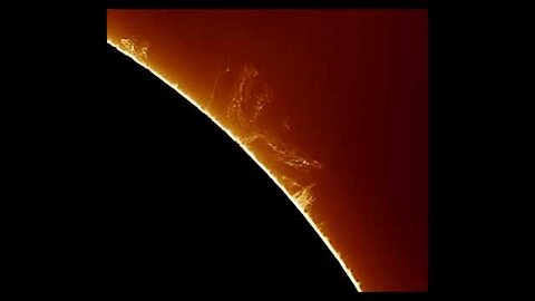 An Active Prominence on the Sun