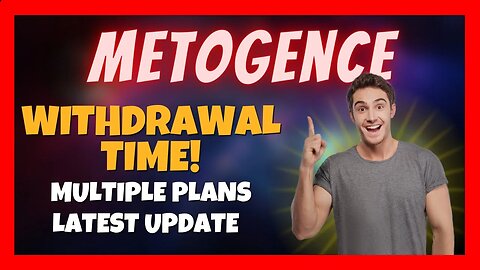 Metogence Update 🚀 Withdrawal Proof 💰 1.5% - 2.5% Daily For 200 Days ⏰ Long Term Opportunity❓