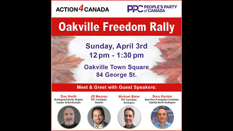 Oakville Freedom Rally Part 1 - Raw