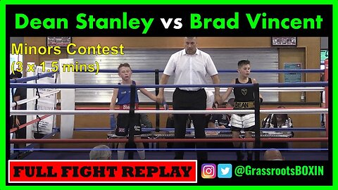 Dean Stanley vs Brad Vincent - Minors Contest - Guildford Amateur Boxing Tournament (10/09/23)