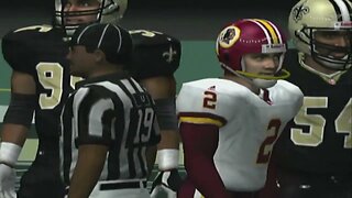 MADDEN 2002 FRANCHISE LEGACY - WEEK 17 REDSKINS VS SAINTS