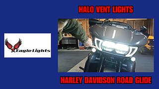 Eagle Lights Halo Vent lights For Harley Davidson Road Glides