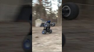 RC Monster Truck Does Backflip To Moonwalk! #Shorts