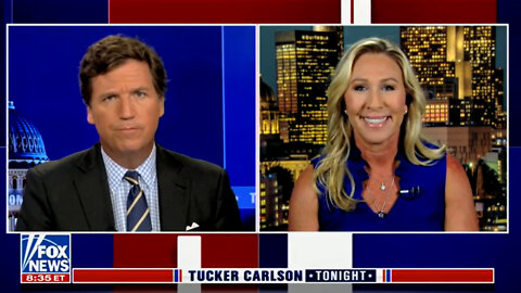 MTG Joined Tucker to Discuss the Left-Wing Democrat Activists Attempting to RIP Her Off the Ballot