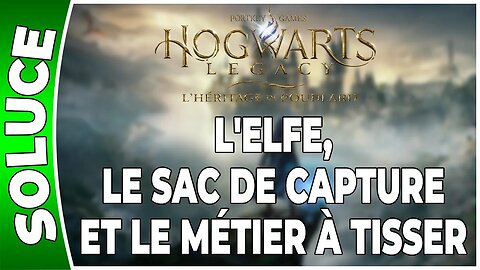 Hogwarts Legacy : l'Héritage de Poudlard - L'ELFE, LE SAC DE CAPTURE ET LE MÉTIER À TISSER Quête 20