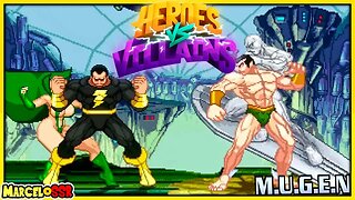 Black Adam & Moon Dragon Vs. Namor & Silver Surfer - Heroes X Villains M.U.G.E.N