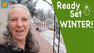 Ready Set WINTER | EP 4 FIRST WINTER STORM OF THE SEASON | OFF GRID LIVING in SW COLORADO