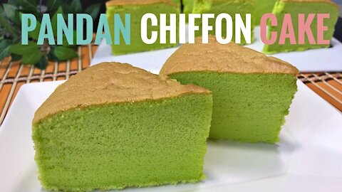 Best Moist Chiffon Cake Pandan
