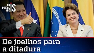 Baú dos Pingos: Dilma Rousseff elogia Hugo Chávez