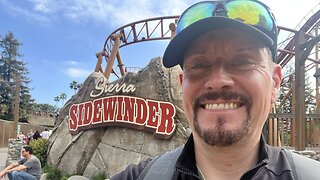 Off Ride Footage of SIERRA SIDEWINDER at Knott's Berry Farm, California, USA