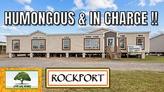 HUMONGOUS & IN CHARGE !! ROCKPORT BY LIVE OAK HOMES MOBILE HOME #housetour 4 BED 2 BATH | DMHC |