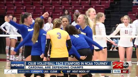 CSUB volleyball swept by #3 Stanford out of NCAA Tournament