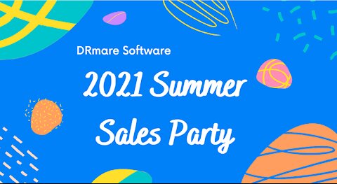 Free Giveaway & 60% Off - DRmare 2021 Summer Party