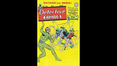 Detective Comics -- Issue 140 (1937, DC Comics) 2023 Facsimile Edition Review