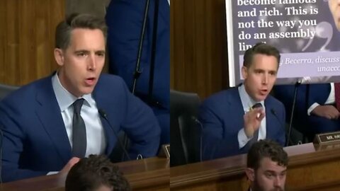 Josh Hawley Drags Biden Administration Official For Putting Children In Harm's Way