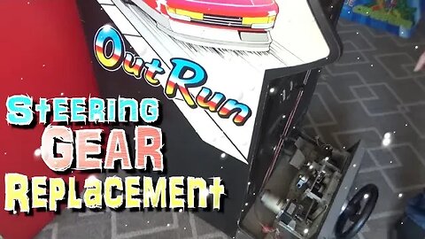 Repairing The Huge Nylon Gear Inside The Sega Outrun Arcade Steering Assembly - It's Broke!