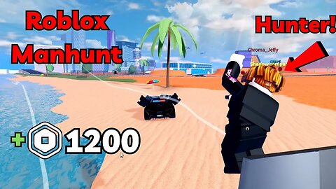 Roblox "Manhunt" In Jailbreak (Winner Gets 1200 Robux) | Roblox Jailbreak Stream Recap