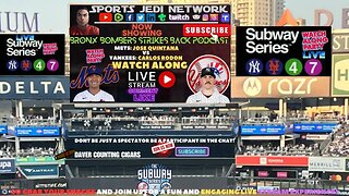 ⚾ Mets vs Yankees Live Reaction |SUBWAY SERIES| WATCH ALONG| PLAY BY PLAY |FEEL THE FORCE!