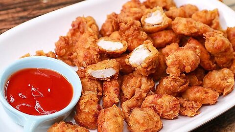 Chicken Popcorn with Ketchup recipe..