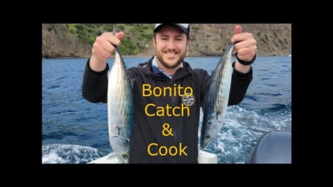 Catalina Island Fishing - Catch, Clean & Cook (Bonito Sashimi) on the Parker 2120