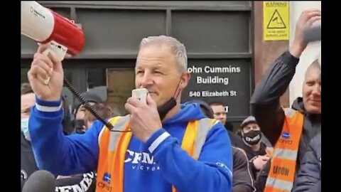 CFMEU Union bosses agree to Victorian worker demands of pro choice COVID vaccine