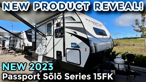 NEW PRODUCT REVEAL!! 2023 Keystone Passport SOLO Series 15FK | HUGE Lightweight Camper