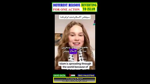 DIFFERENT REASONS to ONE ACTION - REVERTING TO ISLAM 01 #why_islam #whyislam #whatisislam