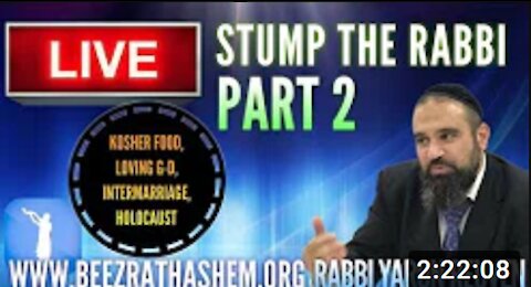 Stump The Rabbi PART 2: Kosher Food, Loving God, Intermarriage, Holocaust