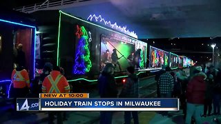 Canadian Pacific Holiday Train Rolls into Milwaukee