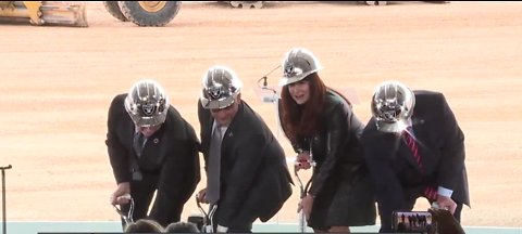 Raiders break ground on new practice facility