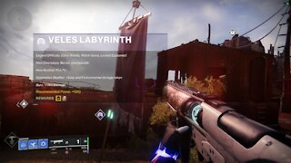 Destiny 2- Legend Lost Sector in the Cosmodrome-Veles Labyrinth-5-29-21