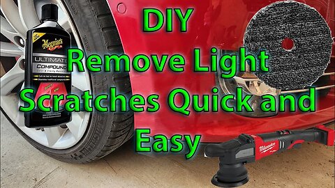 DIY: Remove Light Scratches Quick and Easy