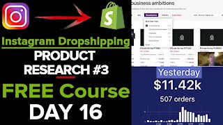 [Free Course 16/21] Instagram Dropshipping: PRODUCT RESEARCH #3 Shopify Exchange Trending Stores!