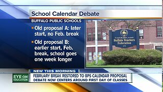 Buffalo Public School officials debating school calendar